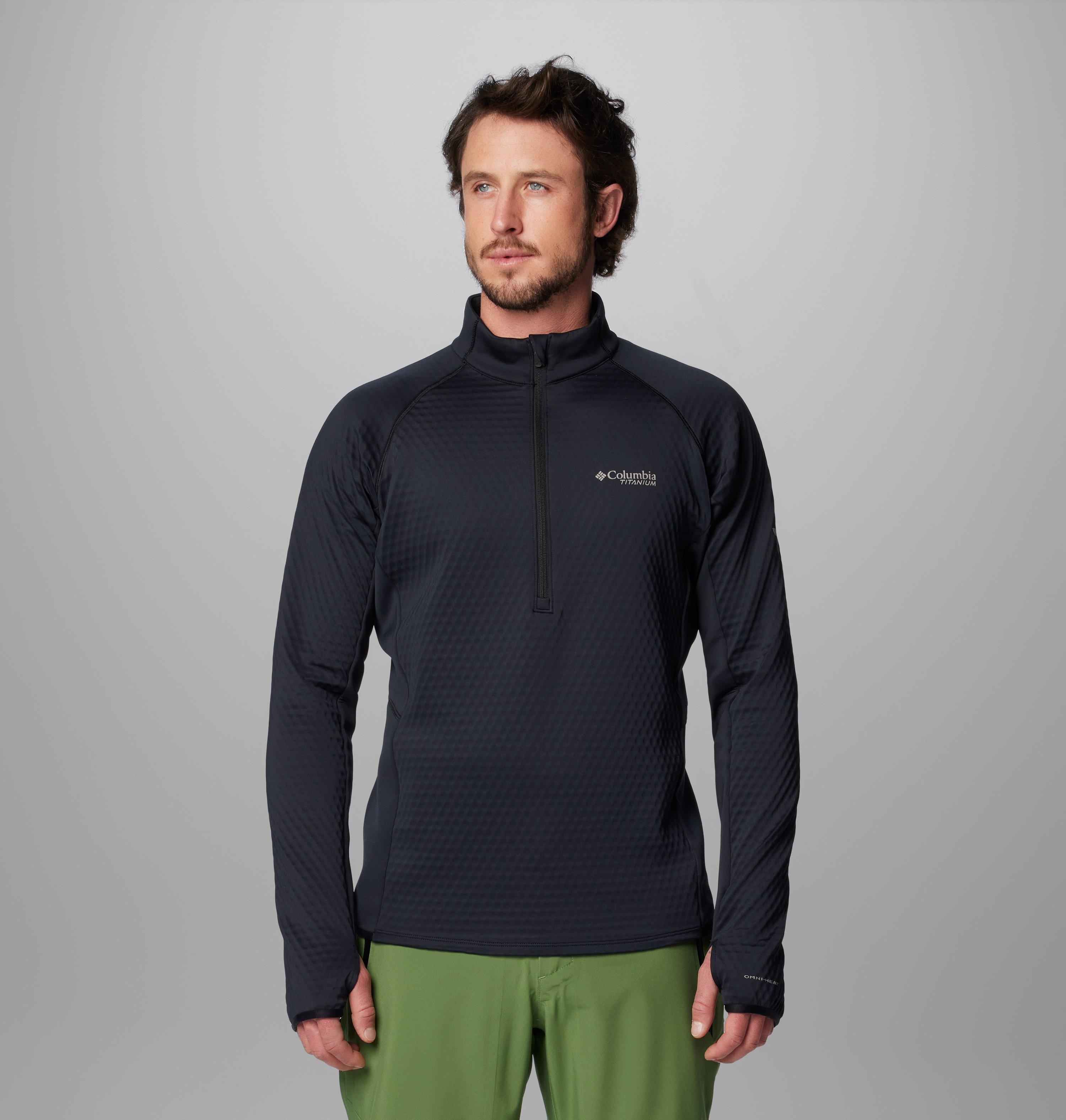 Men's Crystal Leaf Omni-Heat Helix Half Zip Pullover
