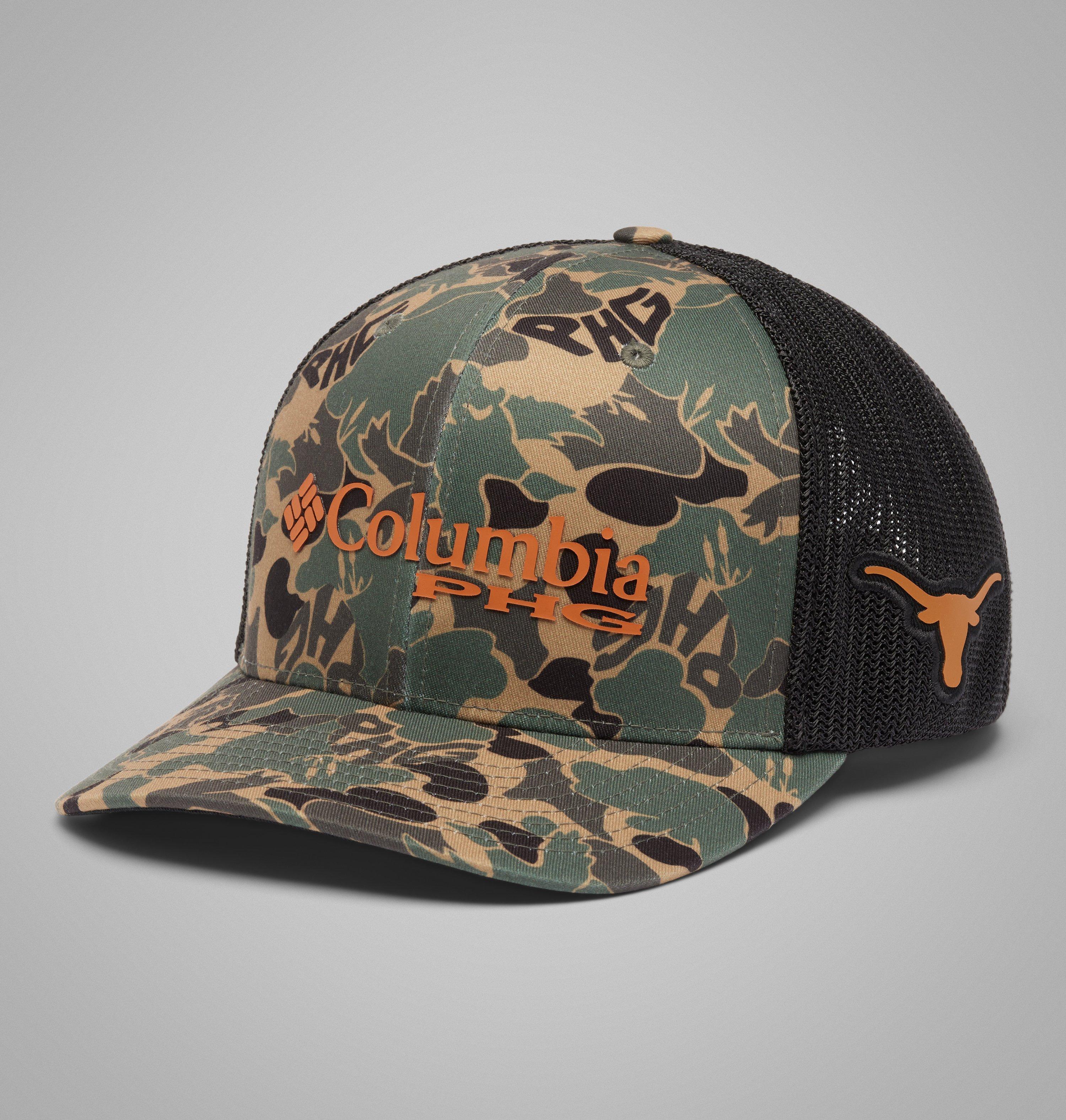 Collegiate PHG Camo Mesh Ball Cap - Texas
