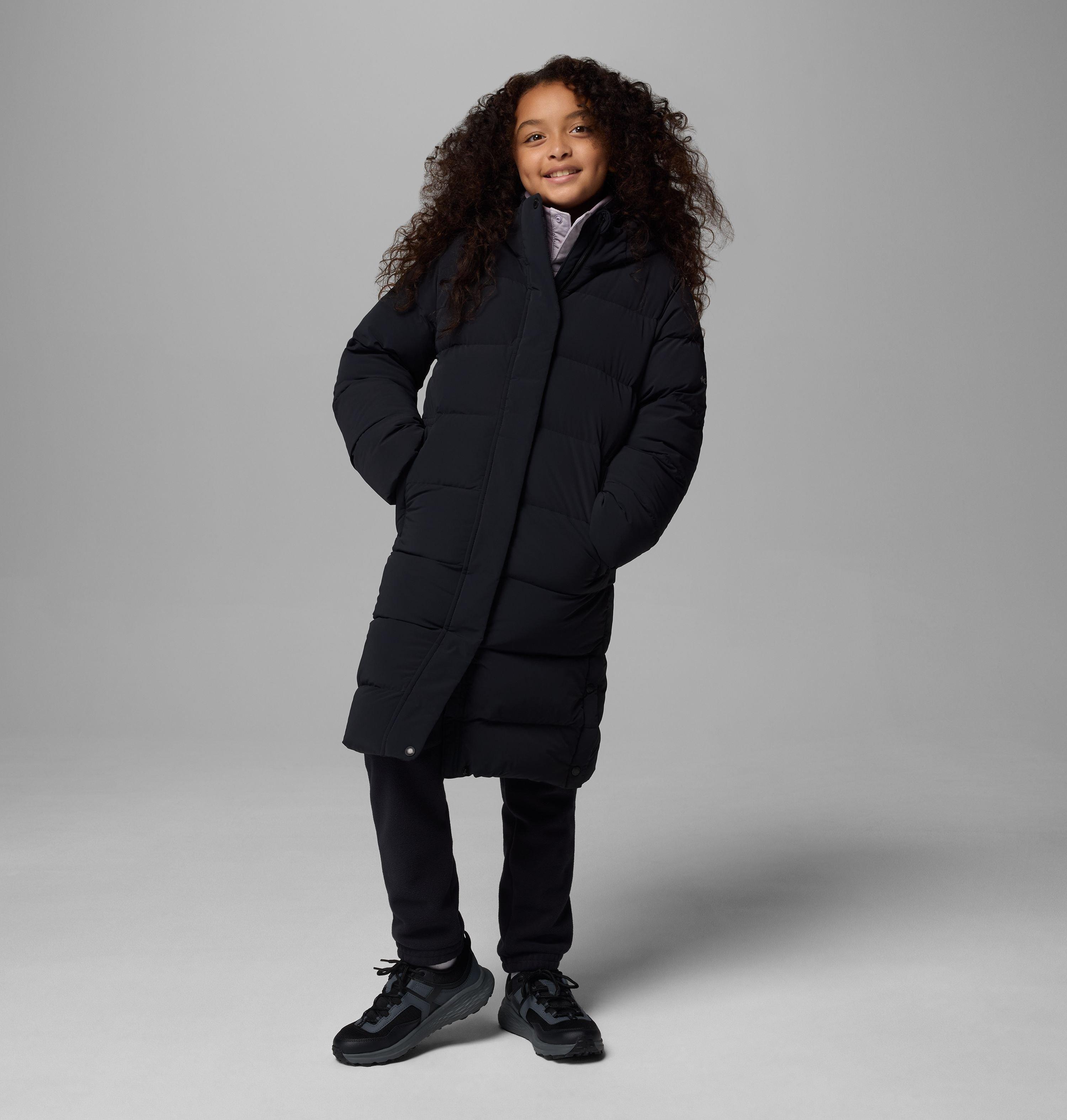 Girls' Amaze Puff Long Hooded Jacket