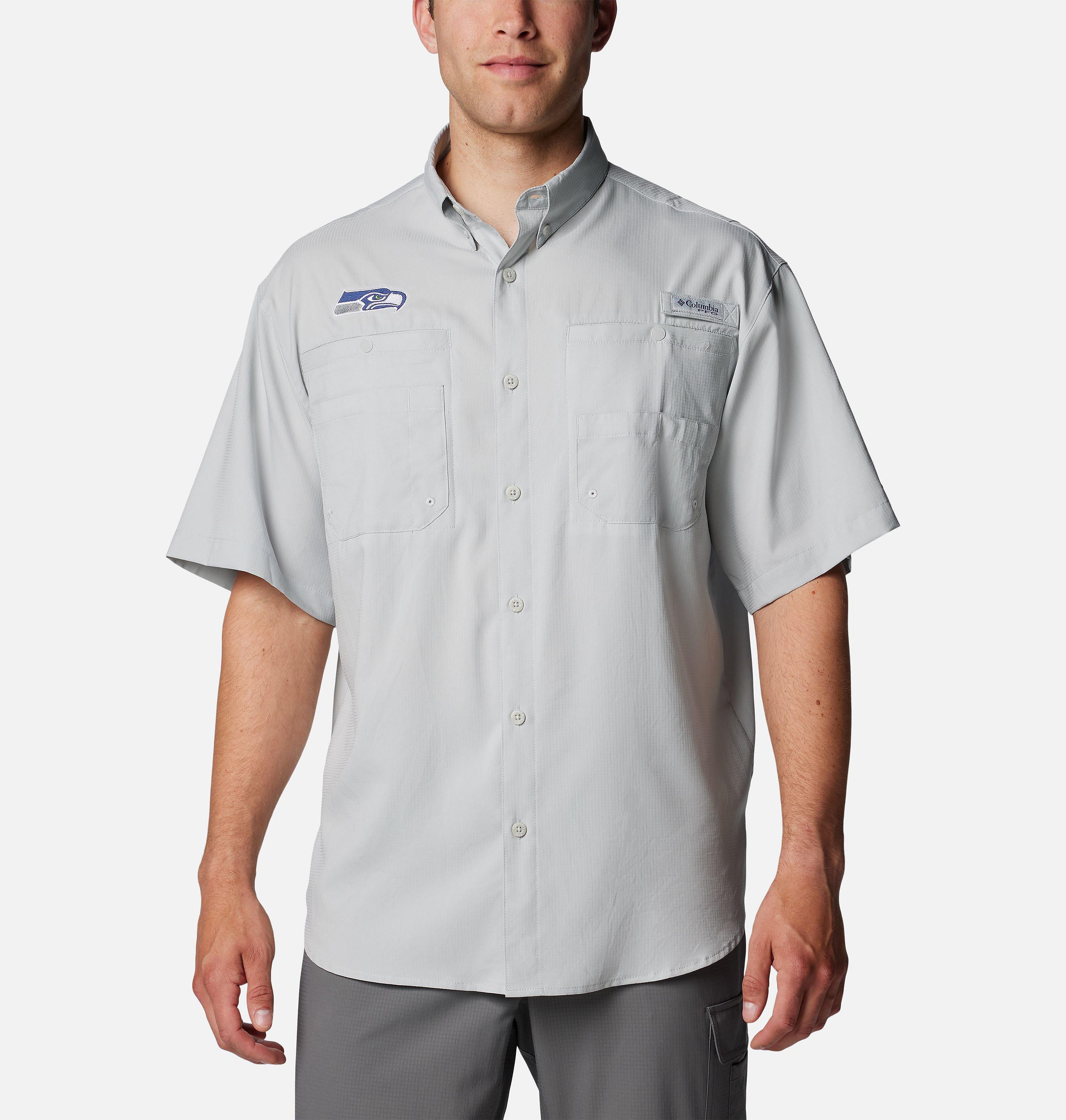Men's PFG Tamiami Short Sleeve Shirt - Seattle Seahawks