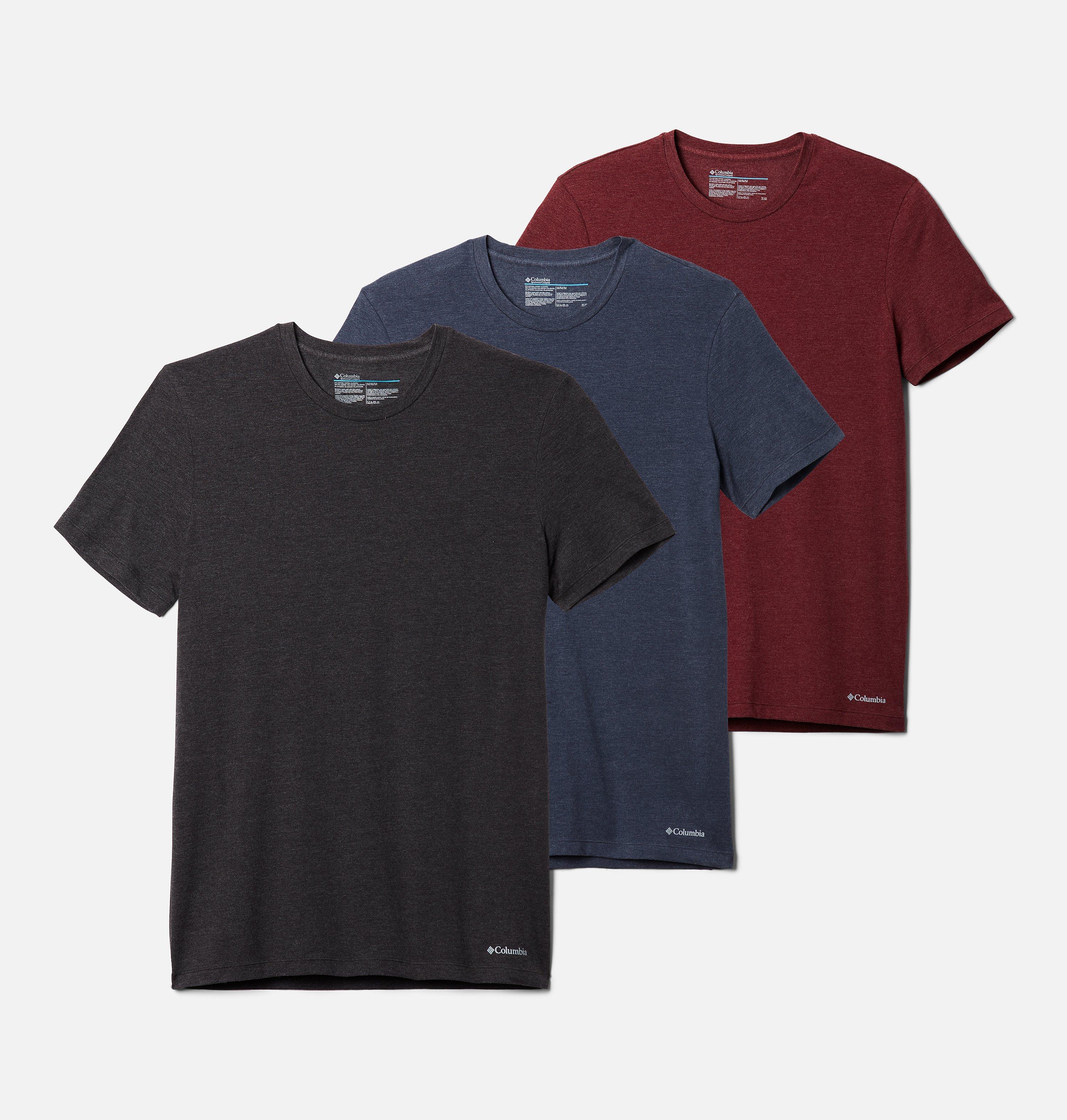 Men's Performance Cotton Stretch Crew - 3 pack