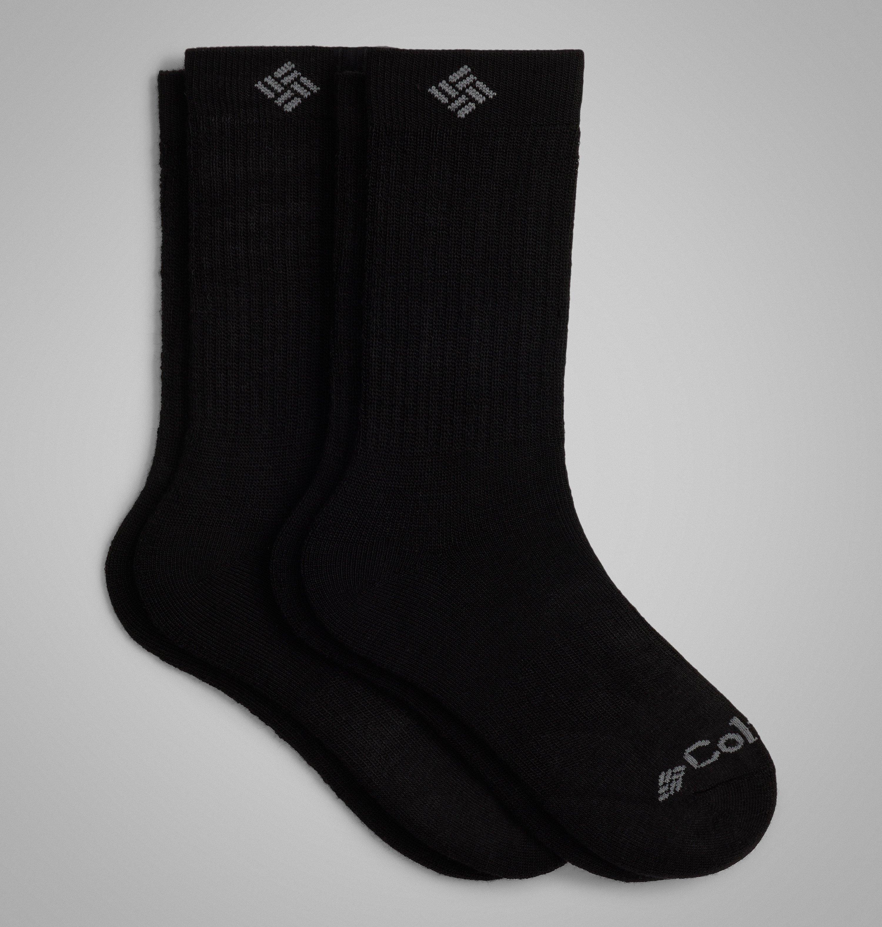 Men's Wool Crew Socks - 2 Pack
