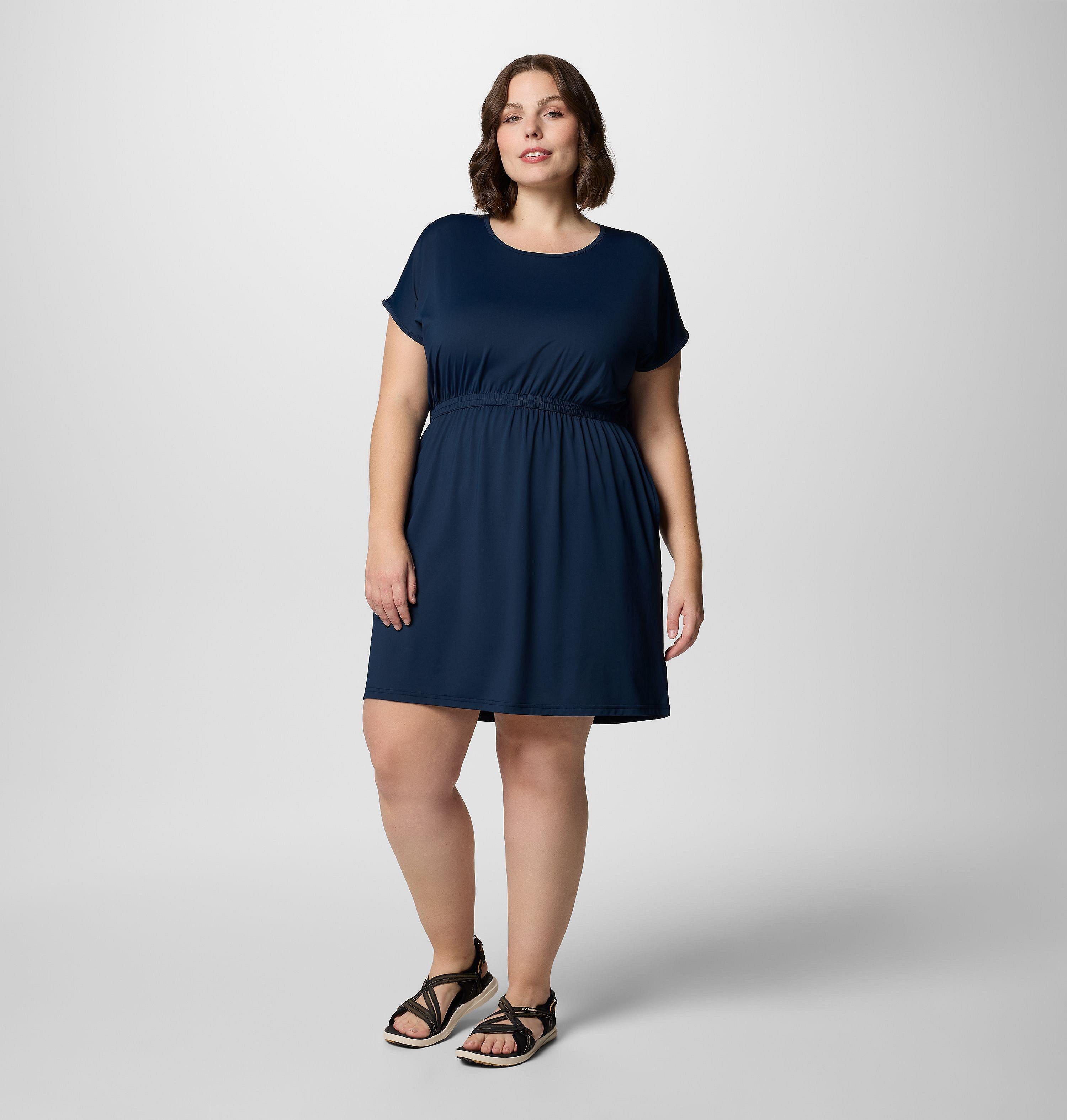 Women's Chill River Short Sleeve Dress - Plus Size