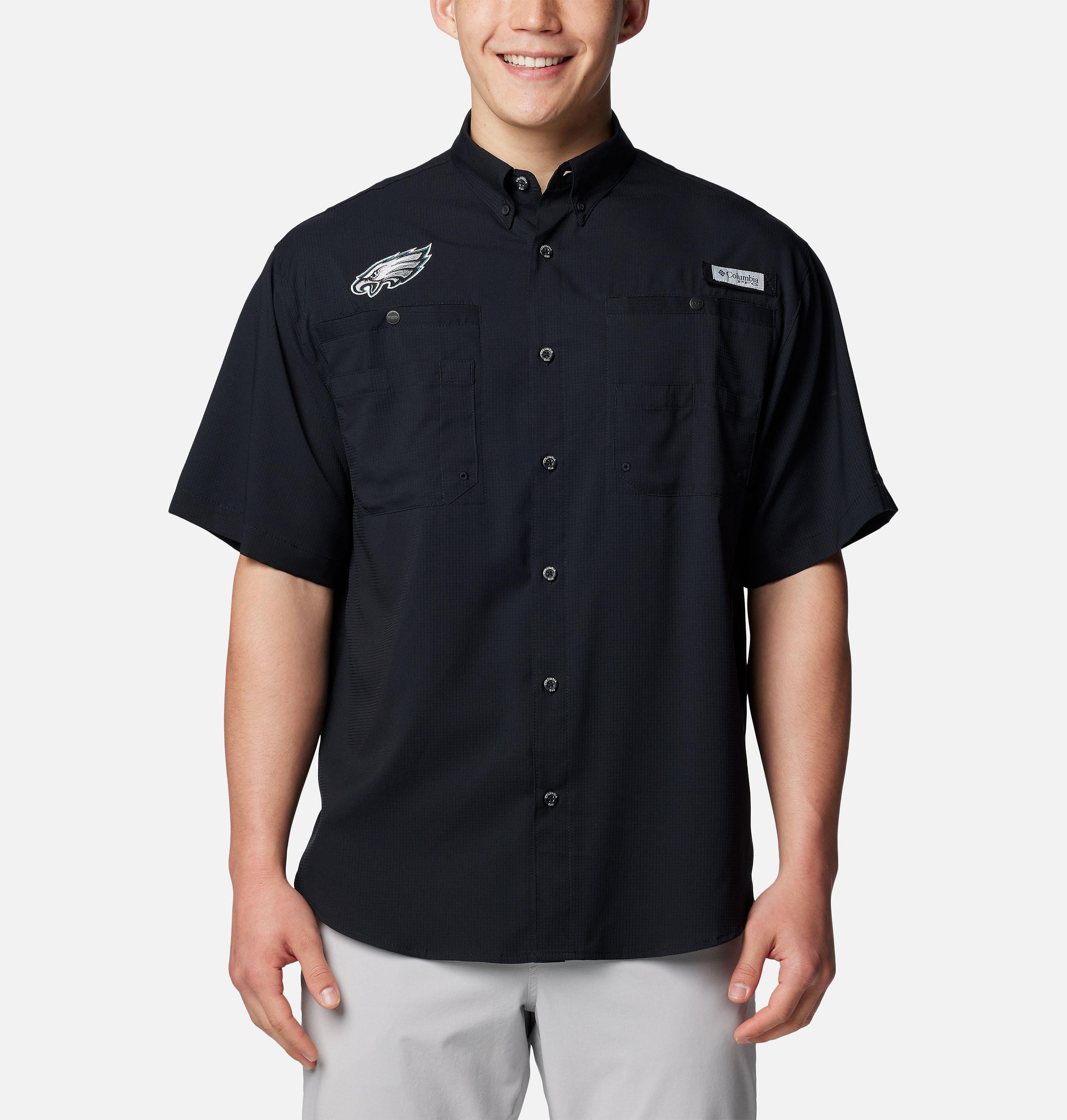Men's PFG Tamiami Short Sleeve Shirt - Philadelphia Eagles