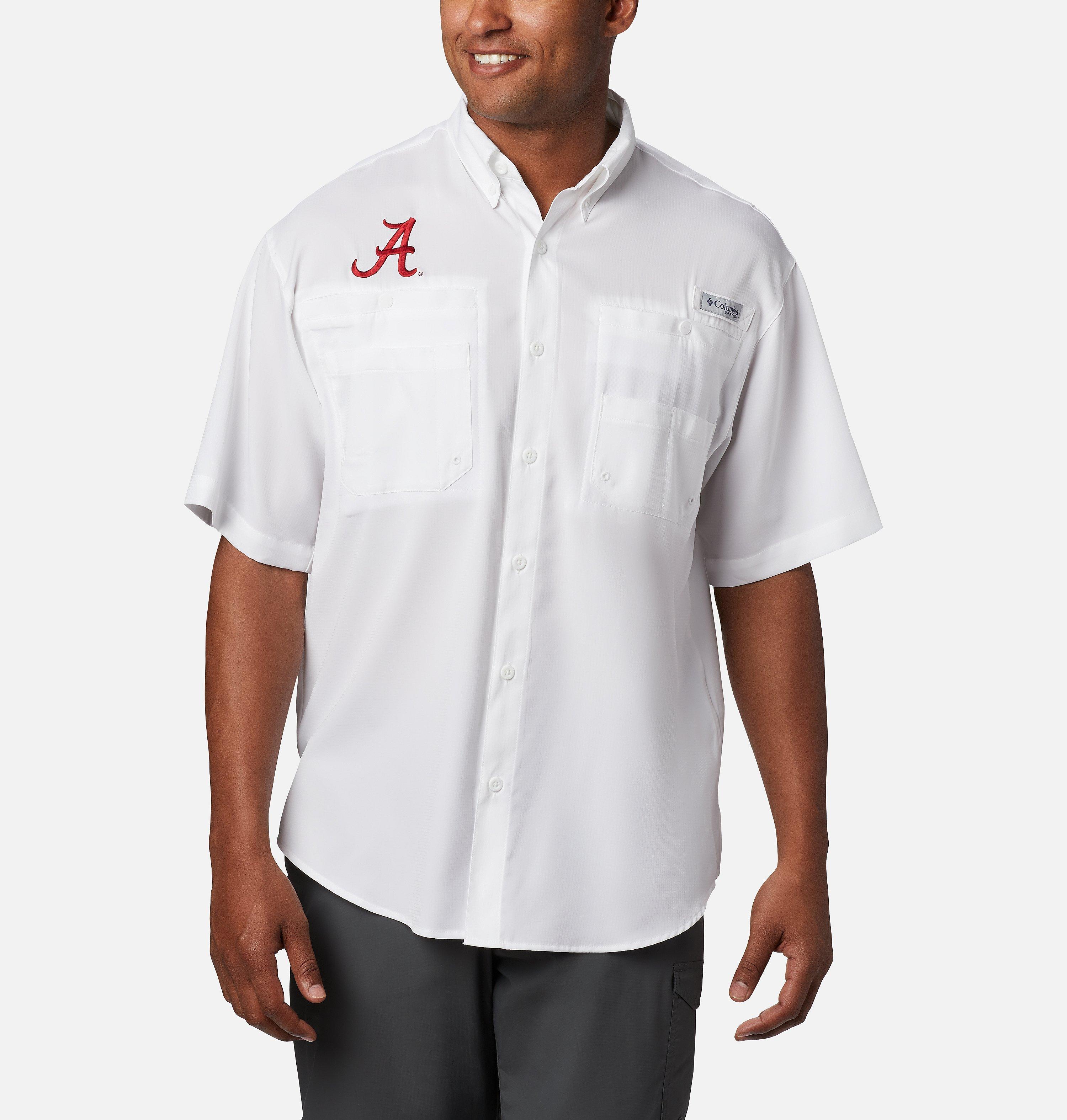 Men's Collegiate PFG Tamiami Short Sleeve Shirt - Alabama