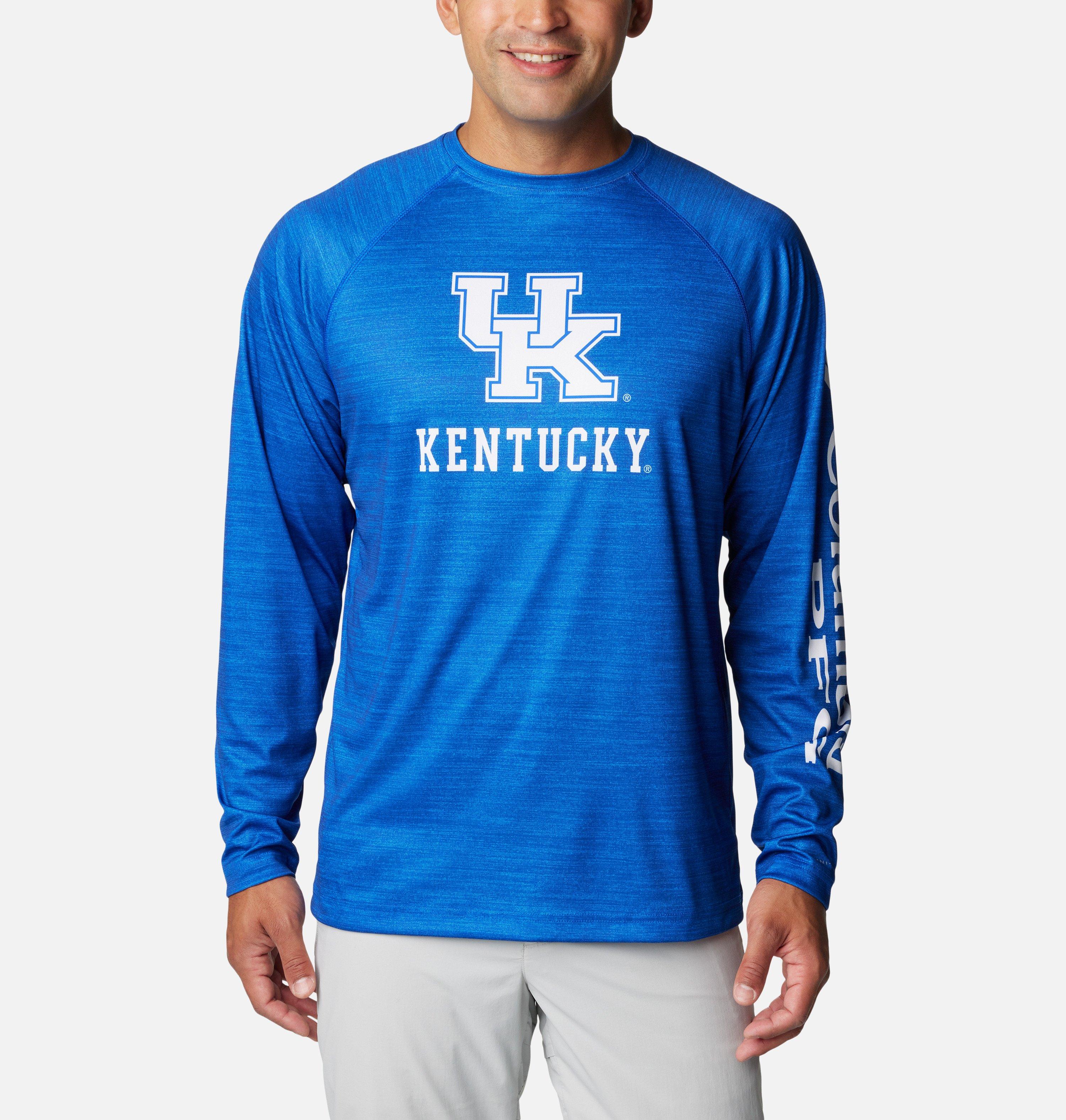 Men's Collegiate PFG Terminal Tackle Heather Long Sleeve Shirt - Kentucky