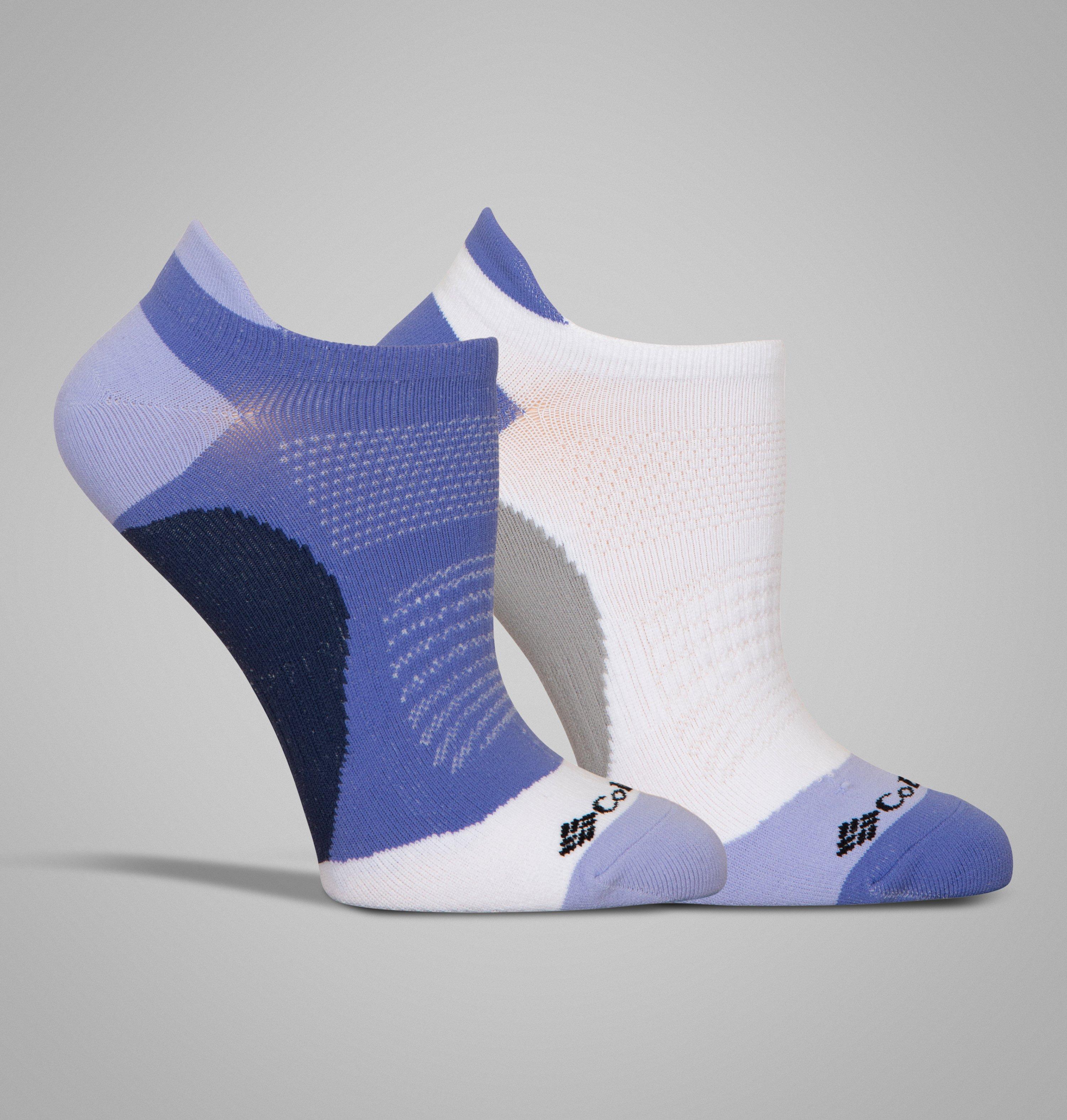 Color Block brrr No-Show Lightweight Socks - 2 Pack