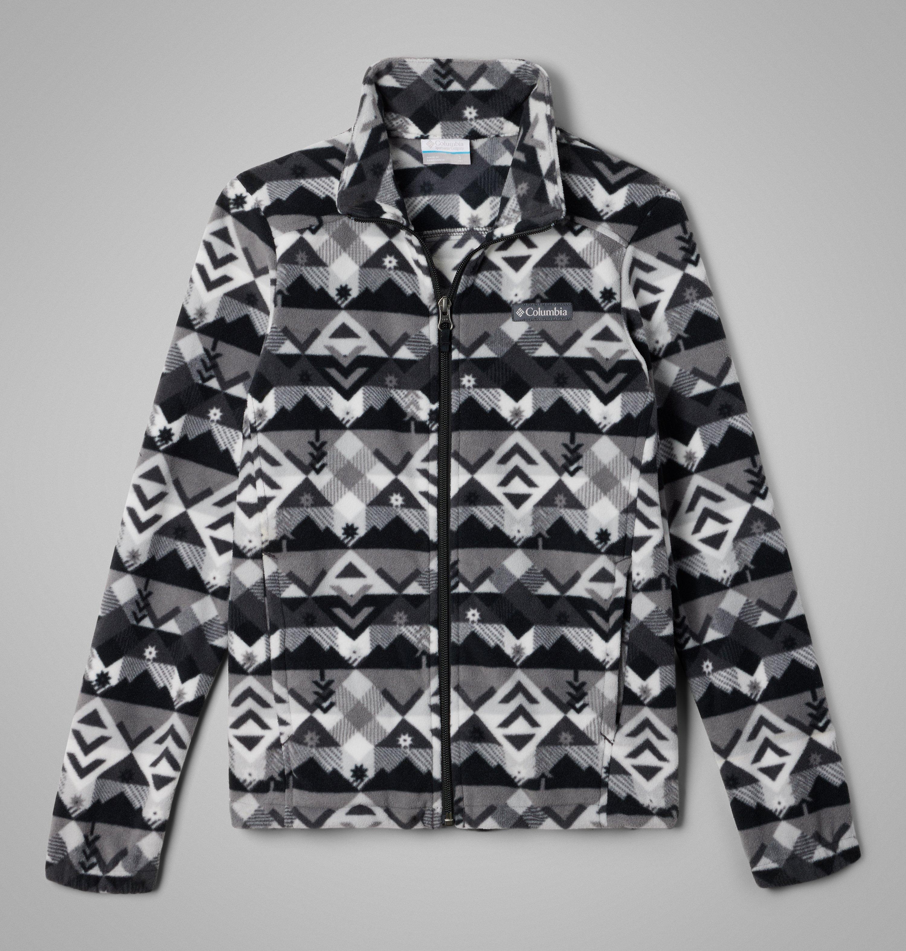 Boys' Castle Dale Printed Full Zip Fleece