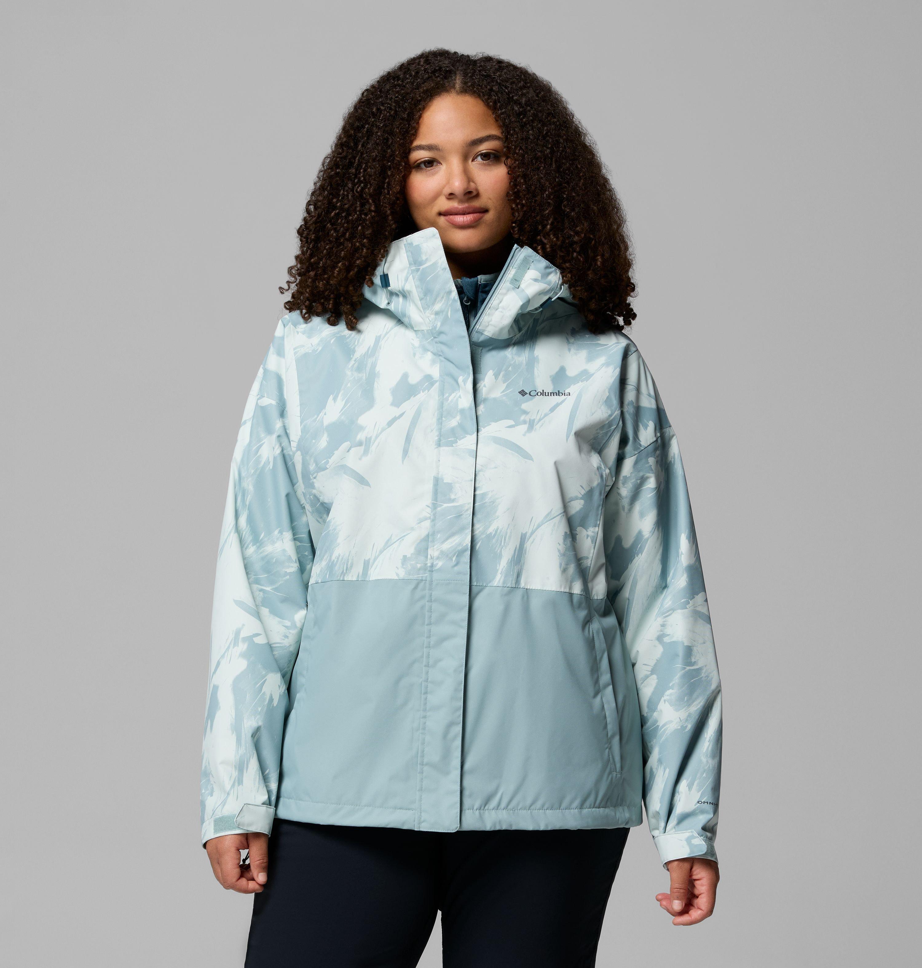 Women's Hikebound Printed Rain Jacket - Plus Size