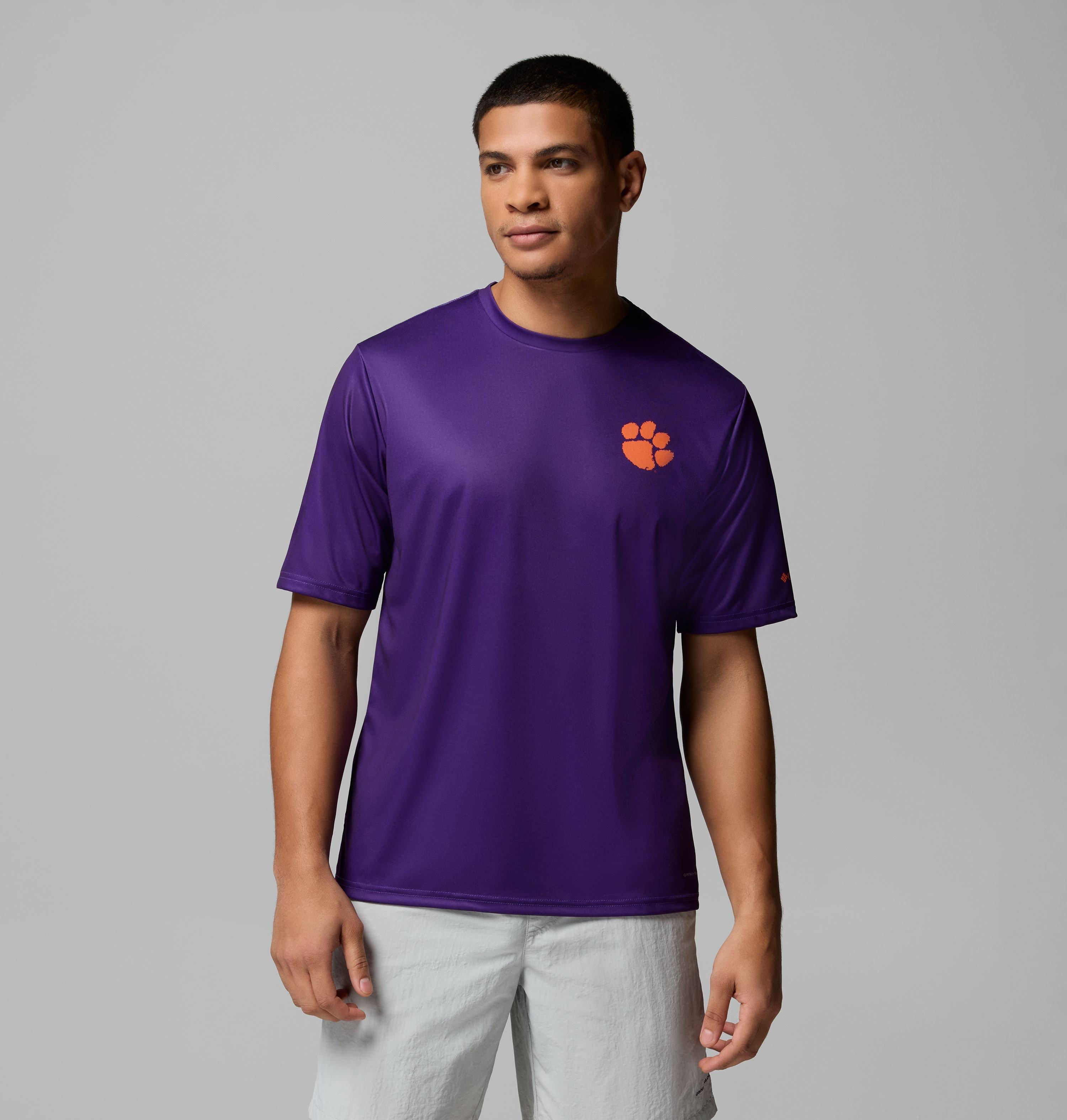 Men's Collegiate PFG Terminal Tackle Short Sleeve Shirt - Clemson