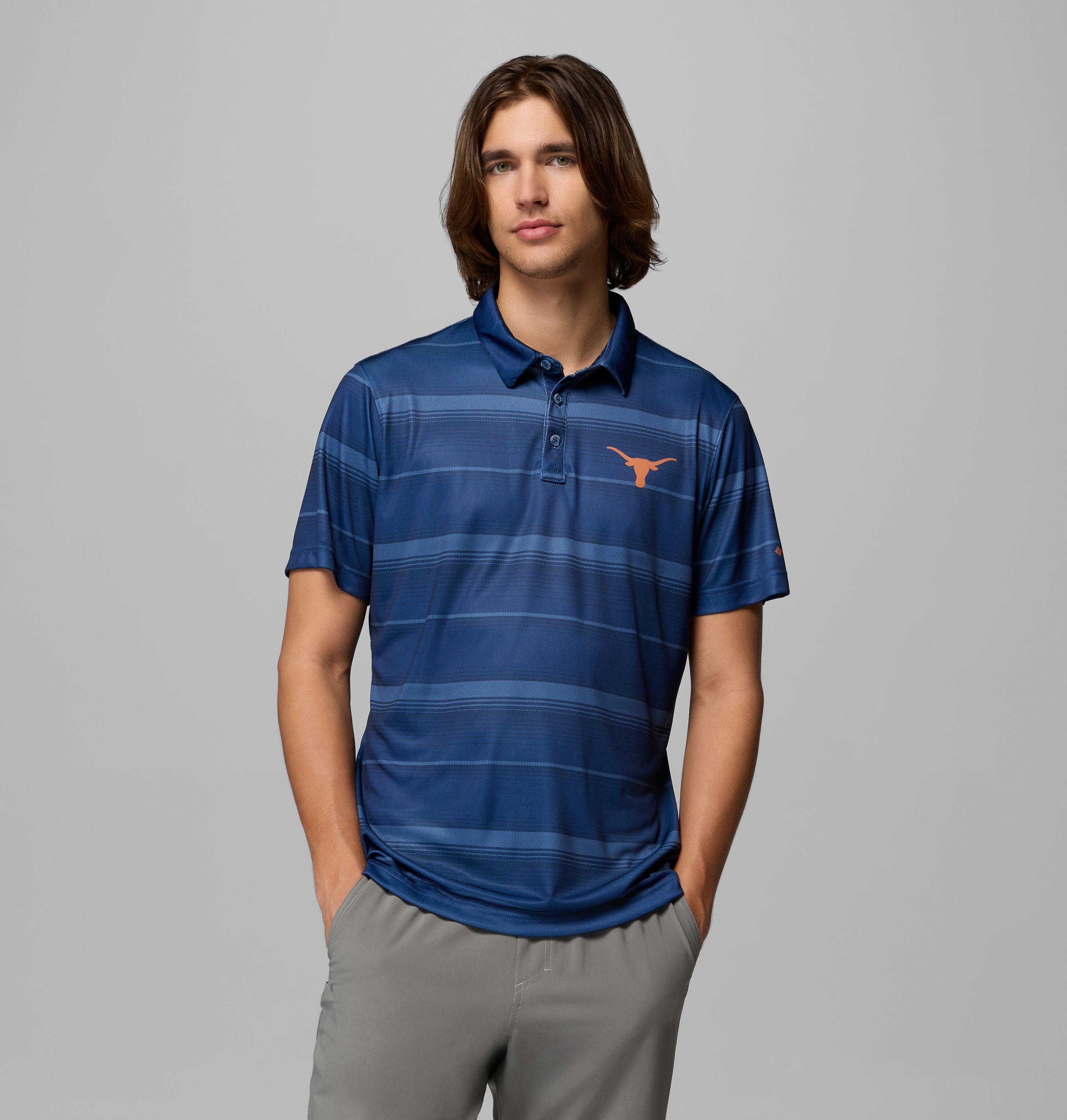Men's Collegiate PFG Super Terminal Tackle Polo - Texas