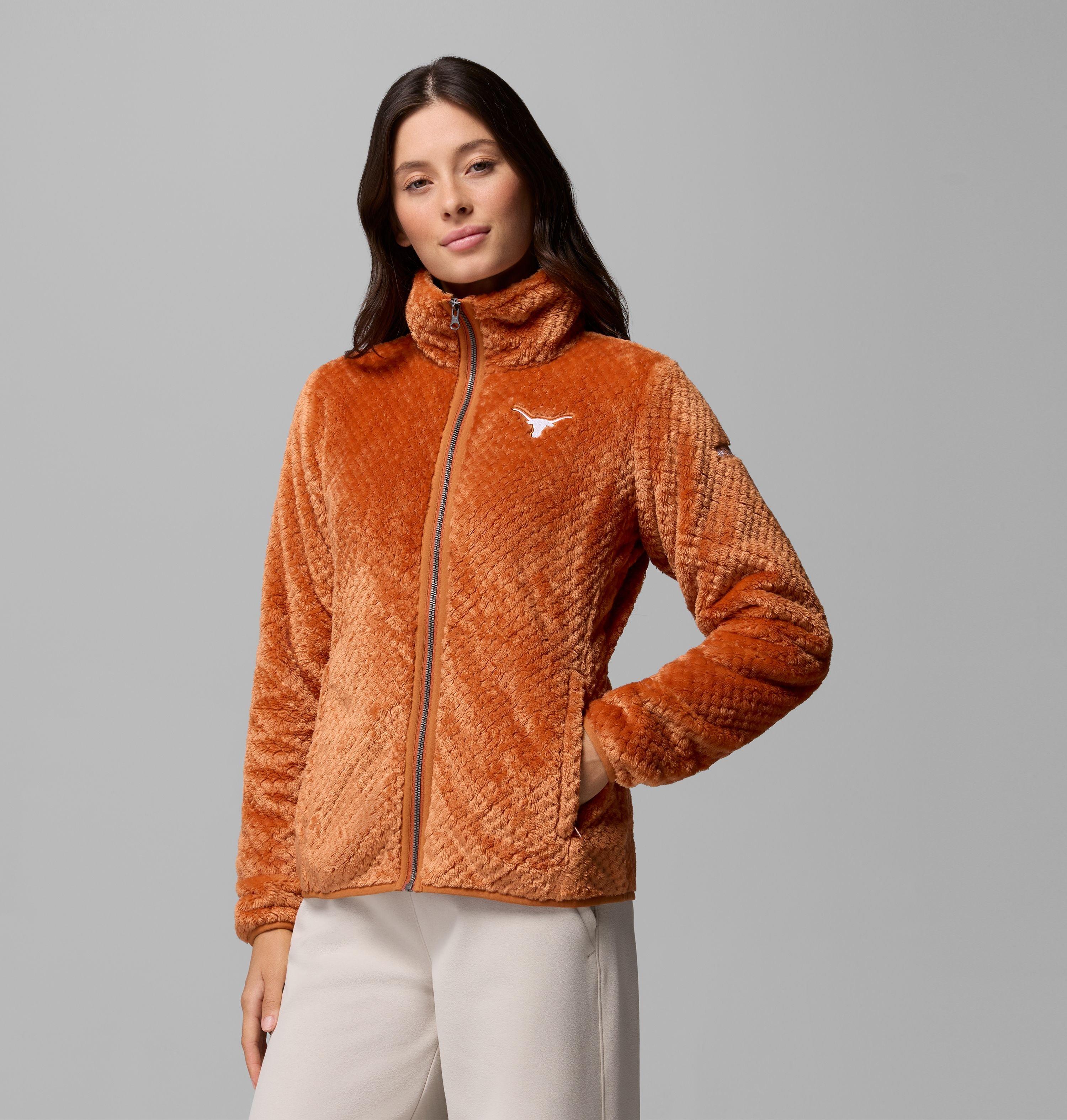 Women's Collegiate Fire Side II Sherpa Full Zip Fleece - Texas