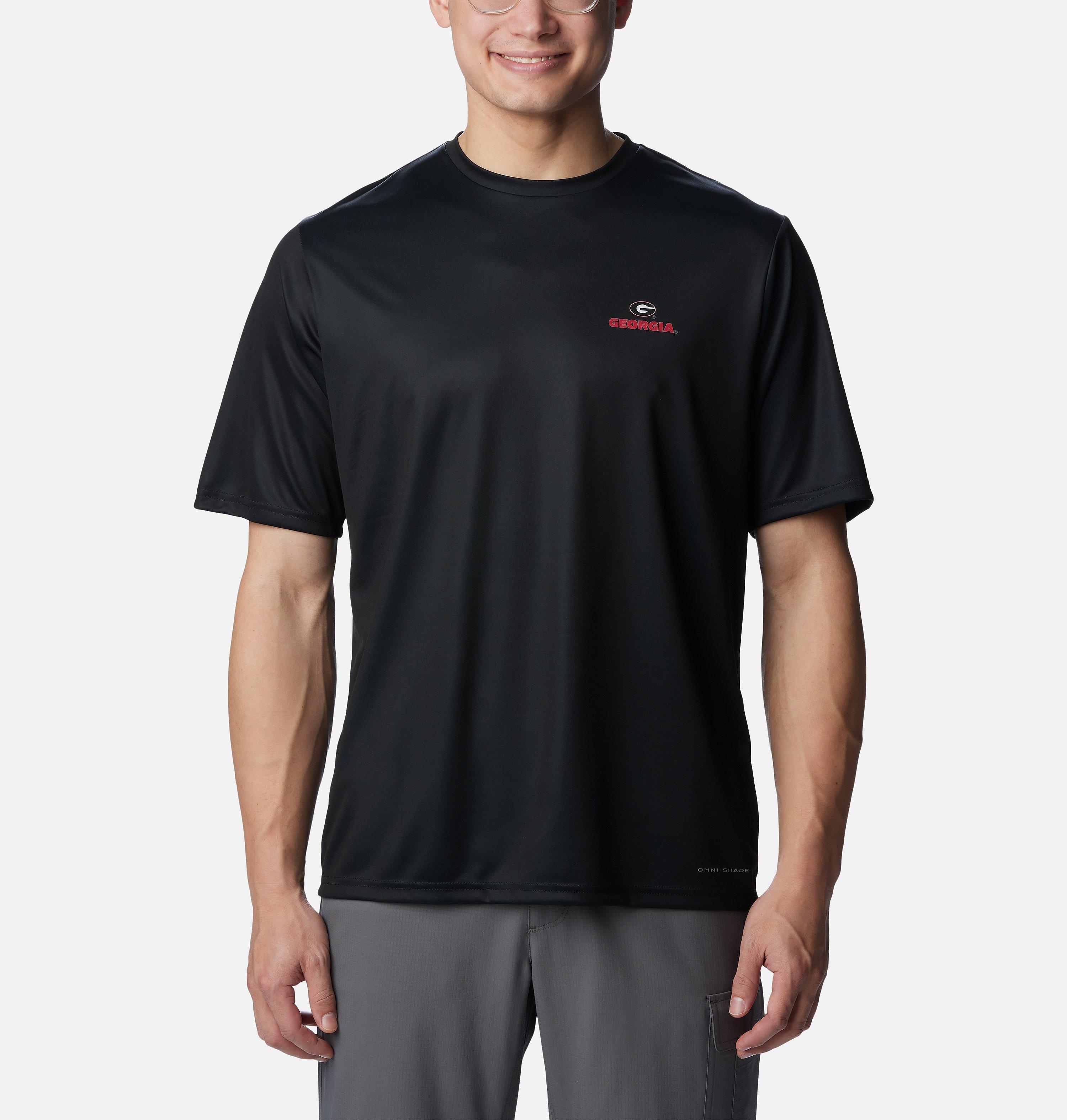 Men's Collegiate PFG Terminal Tackle Short Sleeve Shirt - Georgia