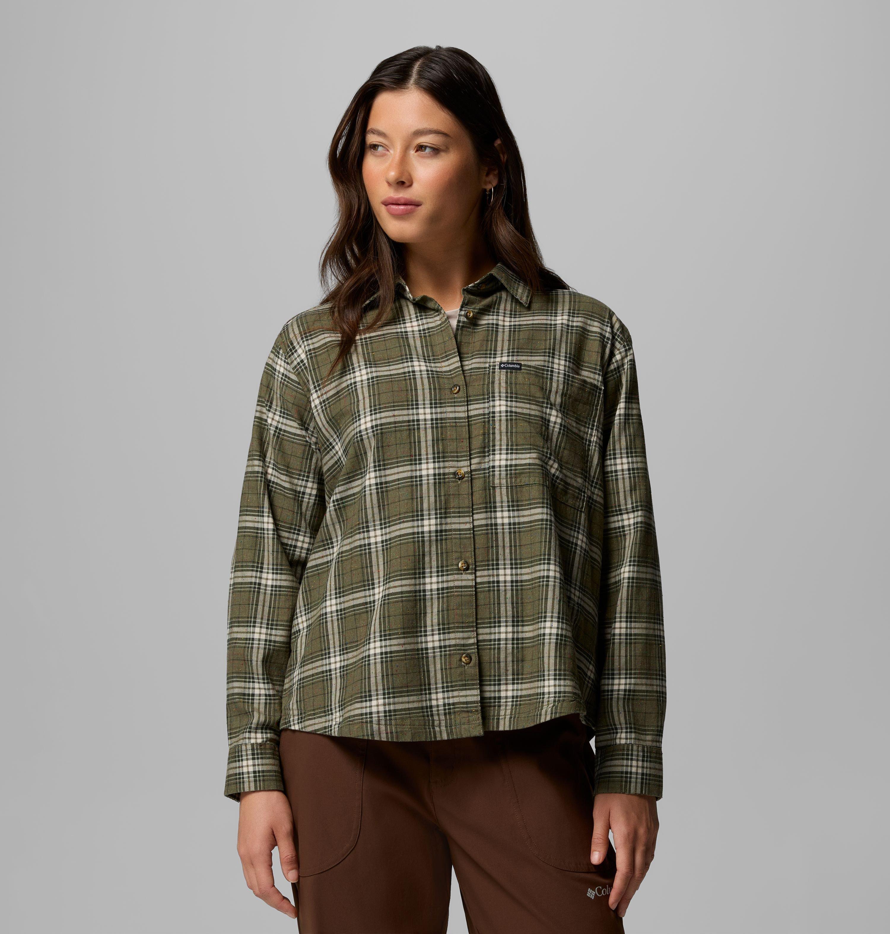 Women's Blue Point Creek Woven Long Sleeve Shirt
