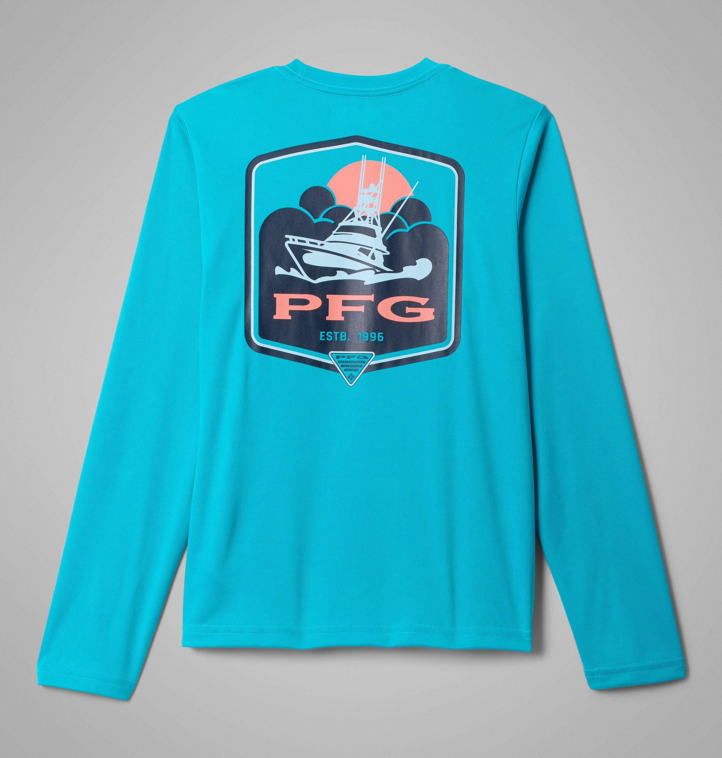 Boys' Terminal Tackle PFG Fish Bars Long Sleeve Shirt