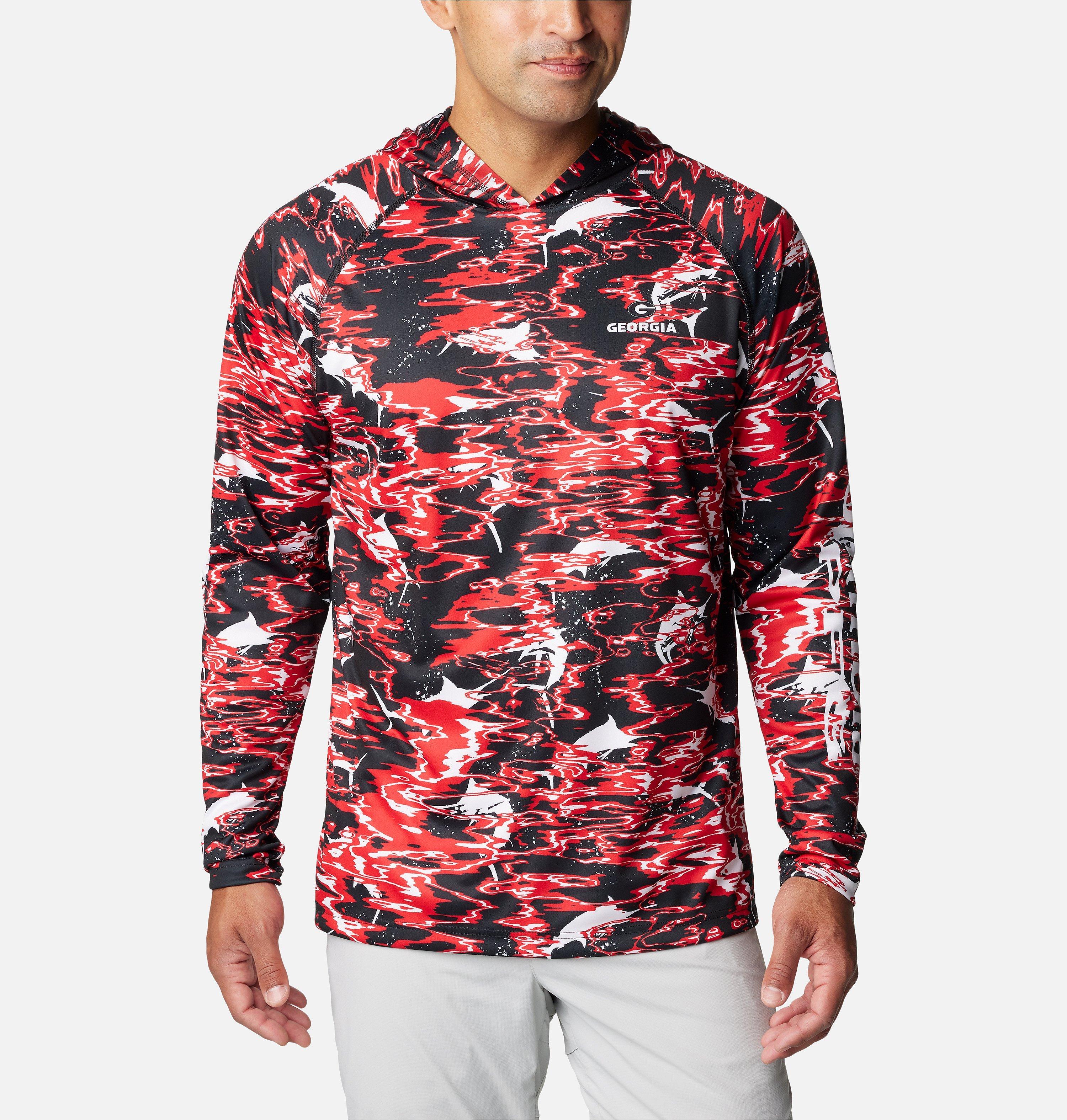 Men's Collegiate PFG Super Terminal Tackle Hoodie - Georgia
