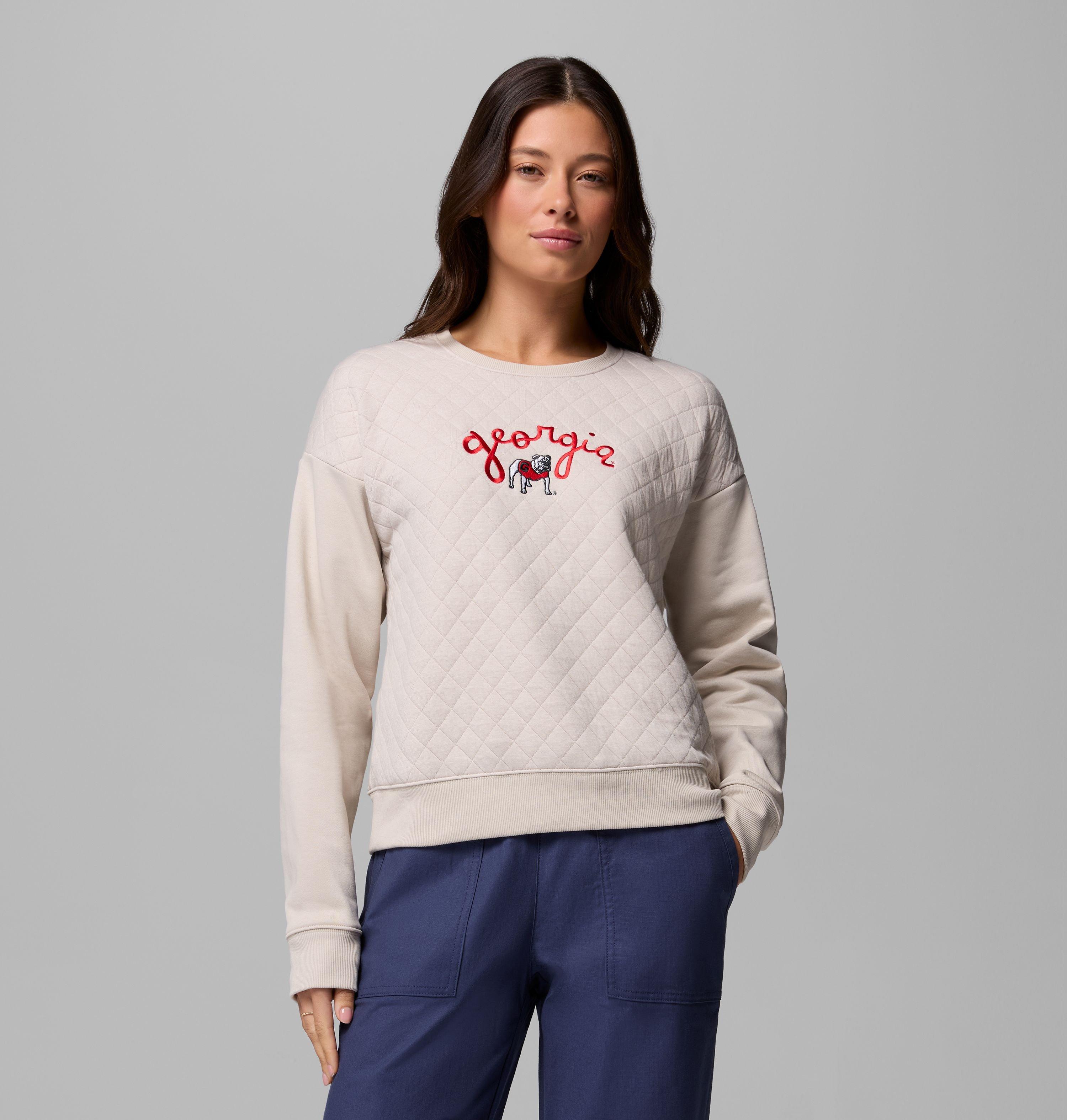 Women's Collegiate Hart Mountain Quilted Crew - Georgia
